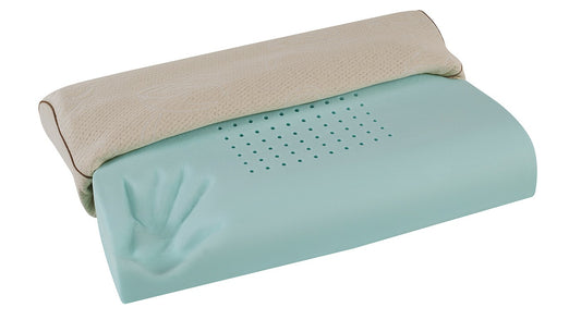 Anatomický vankúš z pamäťovej peny Geomemory Aloe pre zdravý spánok Cotton Deluxe Wave